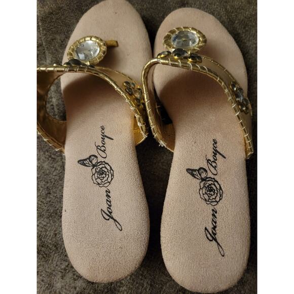 Tom boyce Gold sandals size 9 - Picture 2 of 6